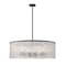Z-Lite Glacier Chandelier, 12-Light, 32.5 In.W x 12 In.H, Matte Black/Clear 1943P32-MB - alternate 1